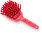 SPARTA 40541EC05 Plastic Scrub Brush, Utility Brush, Kitchen Brush With Hanging Hole For Cleaning, 8 Inches, Red