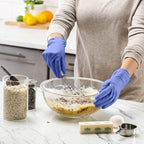 GUSTO Blue Nitrile Gloves, Disposable Gloves – 4 Mil, Latex & Rubber Free, Non-Sterile Powder-Free (Formerly Comfy Package)