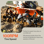 SuperHandy Tiller Cultivator – 7HP 209cc Engine, Adjustable Tilling Width & Depth, Heavy-Duty Steel Tines for Garden Soil Prep, Landscaping & Weed Removal (Front Tine Tiller)