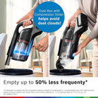 Bosch Unlimited 9 Cordless Stick Vacuum, 60-min Runtime, MicroClean Technology, >99.9% Dust Pickup, Dust Compression, HEPA Filter, Pet Hair, Carpets & Hard Floors, 3 Accessories, White