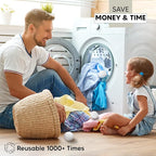 RAYTRADE Wool Dryer Balls 6-Pack 100% Made of Organic New Zealand Wool Reduces Clothing Wrinkles and Saves Drying Time Reusable Natural Fabric Softener Stocking Stuffer Gifts