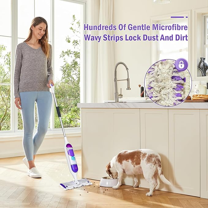 40 Pack Disposable Refill Pads for Power Mop Multi-Surface and PowerMop Wood Mop, Repalcement Spray Mopping Pads for All Safe Floors