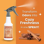 Eliminator Air Freshener and Odor Neutralizer: Industrial-Strength Odor Elimination with Advanced Molecular Technology for 24-Hour Freshness - Transform Your Space Instantly (Pumpkin Spice)
