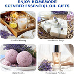 HIQILI Lavender Essential Oil - 100% Pure Undiluted, for Aromatherapy Diffuser at Room & Office, Relax Mind and Better Sleep, Therapeutic Grade | 100ML with Glass Dropper