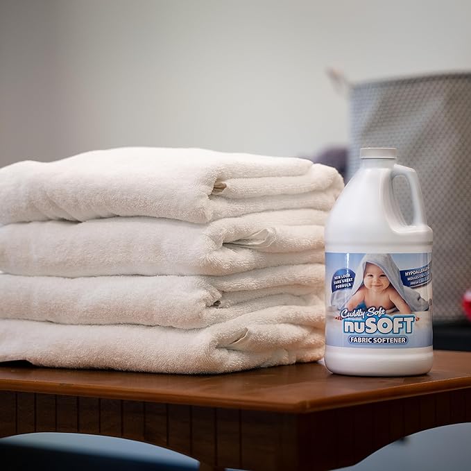 64 fl oz Ultra Concentrated Hypoallergenic Fabric Softener - Enhanced Softness & Freshness, Reduces Wrinkles & Static Cling, Safe on Colors & Delicates, Great for Delicate Skin (419690)