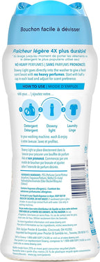 Downy Light Laundry Scent Booster Beads for Washer, Ocean Mist, 13.4 oz, with No Heavy Perfumes