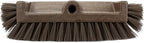 SPARTA Multi-Level Tile Scrub Brush 12" Wide Brush Head, Heavy-Duty Tile Cleaning Brush with End Bristles for Commercial Tiles, Tubs and Floor, Plastic, 12 Inches, Brown
