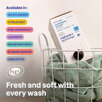 ATTITUDE Liquid Laundry Detergent Refill, EWG Verified, HE Compatible, Plant-Based & Vegan, Natural Laundry Soap, Citrus Zest Scent, 80 Loads, 67.6 Fl Oz