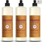 MRS. MEYER'S CLEAN DAY Liquid Dish Soap, Biodegradable Formula, Limited Edition Apple Cider, 16 fl. oz - Pack of 3