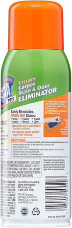 HFOTD Spot Shot Pet Instant Carpet Stain & Odor Eliminator Spray, 14 oz (Pack of 2)