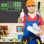 Screwdrivers Pliers Holder Wall Mount, Heavy Duty Metal Utility Storage Rack for Pliers Small Tools, Screw Driver Organizer Suitable Garages Homes Workshops Sheds (23 holes 1PC)