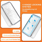 52 PCS Food Storage Containers with Lids Airtight (26 Containers & 26 Lids), Plastic Storage Meal Prep Container-Stackable 100% Leakproof & BPA-Free Organization and Storage Set, Lunch Containers