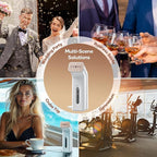 Newbealer 2in1 Steamer and Dry Iron for Beginners, Horizontal & Vertical Clothes Steamer, Non-Stick Ceramic Soleplate, 170ml Garment Wrinkle Remover, Auto-off, 1.2lbs (120V Only)