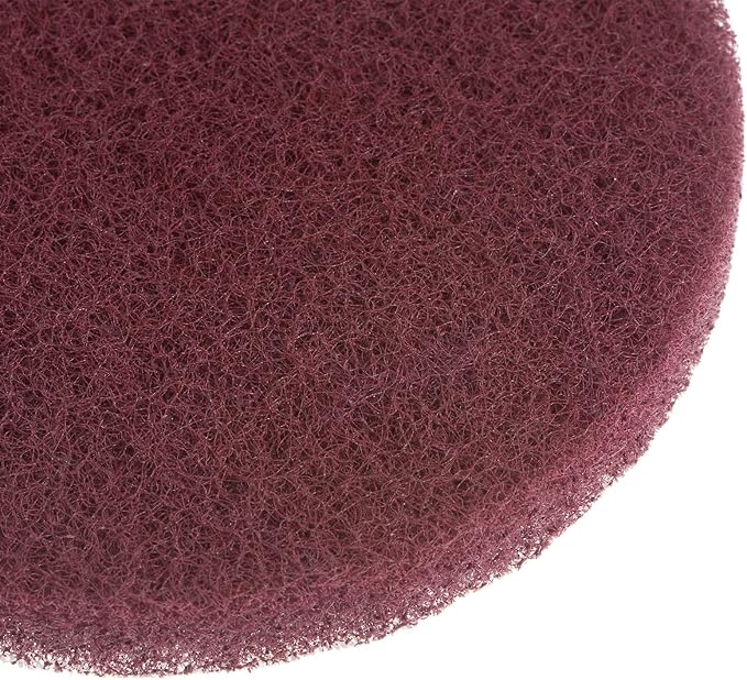 HARFINGTON 15pcs Drill Power Brush 4 Inch Tile Scrubber Scouring Pads 320-400 Grit for Bathroom Kitchen Household Cleaning