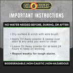Oil Stain Fighter -5 lbs Industrial Size | For Embedded, Dry Oil Stains | No Rinse Concrete Cleaner for Driveways and Parking Lots | Safe for Pets and Environment