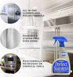 HOPE'S Perfect Stainless, Perfect Granite, and Perfect Sink Cleaner Bundle, Streak Free Polishing Kitchen Cleaners Removes Stains, Restores, and Repels Water, 3 Pack