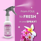 Eliminator Air Freshener and Odor Neutralizer: Industrial-Strength Odor Elimination with Advanced Molecular Technology for 24-Hour Freshness - Transform Your Space Instantly (Plumeria)