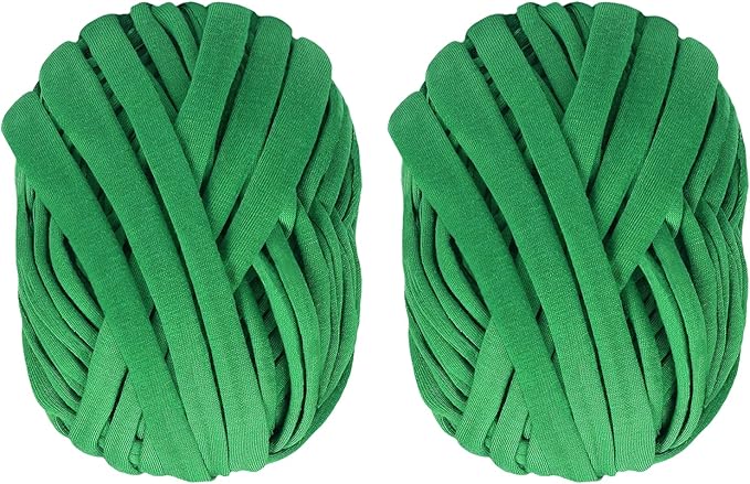 2 Packs Garden Twine, 196Ft Soft Garden String Green, Stretchy Plant Ties for Supporting and Tying Climbing Plants, Outdoor Plants, Tomatoes, Fruit Trees, Gardeners(98 Feet/Roll)