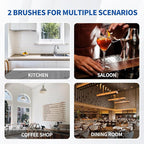 Kitchenware Cleaning Brush, Soap Cleaning Brush, Long Handle, No Dirty Hands, Cleans Kitchen Kitchen Utensils, Cutlery, Sinks, Cookware, Countertops, 2-Pack