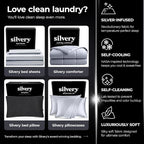 Silvery Laundry Detergent Sheets (100 Loads) - Ultra-Concentrated Eco-Friendly Washing Strips – No Plastic Jugs & Perfect for Travel (Fresh Linen)