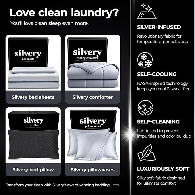 Silvery Laundry Detergent Sheets (100 Loads) - Ultra-Concentrated Eco-Friendly Washing Strips – No Plastic Jugs & Perfect for Travel (Fresh Linen)