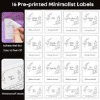 3 Pack Plastic Laundry Pods Container & Dryer Sheet Holder, Laundry Room Organization and Storage Jars with Lids, Scoops & Labels for Detergent, Powder, Scent Booster