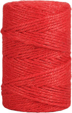 Vivifying Red Twine, 328 Feet 3mm Christmas Twine String for Gift Wrapping, Crafts, Packing and Hanging