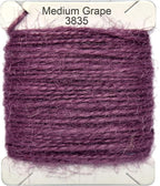 Jute Twine 15m Long Twine String for Crafts Gift Wrapping Packing Gardening Crochet Knitting Macrame Decor (Medium Grape)