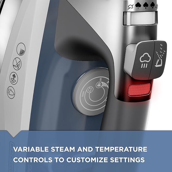 BLACK+DECKER D3030 Iron, Blue