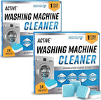 Washing Machine Cleaner Descaler 48 Pack - Value Size Deep Cleaning Tablets HE Front Loader & Top Load Washer, Septic Safe Eco-Friendly Deodorizer, Clean Inside Laundry Drum Tub Seal - 48 Count