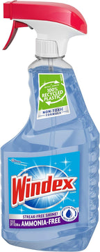 Windex Crystal Rain Glass Cleaner Spray, 6 ct, 23 fl oz