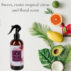 Abbey & Sullivan Linen Spray, Hawaiian Rain, Fabric Freshener and Fragrance Room Spray, Pack of 2, 16 oz