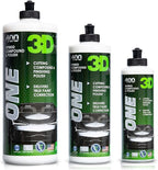 3D One Car Scratch & Swirl Remover Hybrid Rubbing Compound & Polish Buffing Compound for True Paint Correction 32oz Made in USA