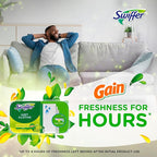 Swiffer Sweep + Mop, Wet Pads Refill, Floor Cleaner for Dirt, Dust, Hair, Cleaning Cloths for Mopping Home, Bathroom, Kitchen, All Purpose Multi-Surface Floor Wipes, Gain, 24ct