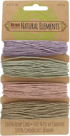 The Beadsmith 100% Hemp Cord – Vintage Colors – 1mm, 30 Foot Spool, 20LB Test Strength – Twine for Jewelry Making, Macrame, Paper Crafts, Gardening, Scrapbooking, Home Décor, DIY String Art & More