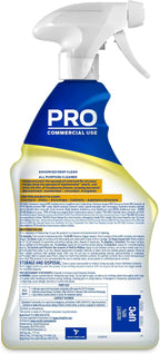 Lysol Pro All-Purpose Cleaner, Advanced Deep Cleaning Sanitizing and Disinfecting Spray, For Commercial Use, Use to Clean and Deodorize, Lemon Breeze Scent, 32oz (Pack of 12)