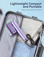 Travel Steamer for Clothes, Portable Mini Clothes irons, 3 Adjustable Levels Clothes Steamer Handheld, Garment Steamer, 15s Heat Up, Adjustable Steam/Temperature