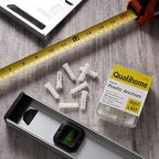 Premium Quality Ribbed Plastic Drywall Wall Anchors (#14-16 x 1-1/4")