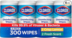 Clorox Disinfecting Wipes Value Pack, Bleach Free Cleaning Wipes, 75 Count Each, Pack of 4