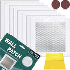 8 Pack 6 * 6 Inch Drywall Repair Patch, Drywall Repair Kit with Extended Self-Adhesive Mesh, Large Hole Patch Repair for Drywall, Heavy Duty Dry Wall Hole Repair Patch