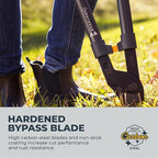 Woodland Tools Heavy Duty Lopper – 28 Inch Lever-Action Branch Cutter with Bypass Blade and Non Slip Grip – Manual Tree Limb Cutter for Thick Branches and Tough Yard Work