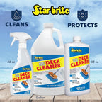 STAR BRITE Non-Skid Deck Cleaner & Protectant Ultimate Boat Deck Wash - Protects Against Future Stains & UV - Ideal for Fiberglass, Vinyl, Plastic, Painted & Metal Surfaces