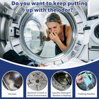 Washing Machine Cleaner Tablets for Pet Owners - Easily Removes Cat & Dog Hair, Urine, Odor,Residue,Front & Top Load Washer Machine Cleaner Deep Cleaning, Septic Safe, 24 Pack (12 Month Supply)