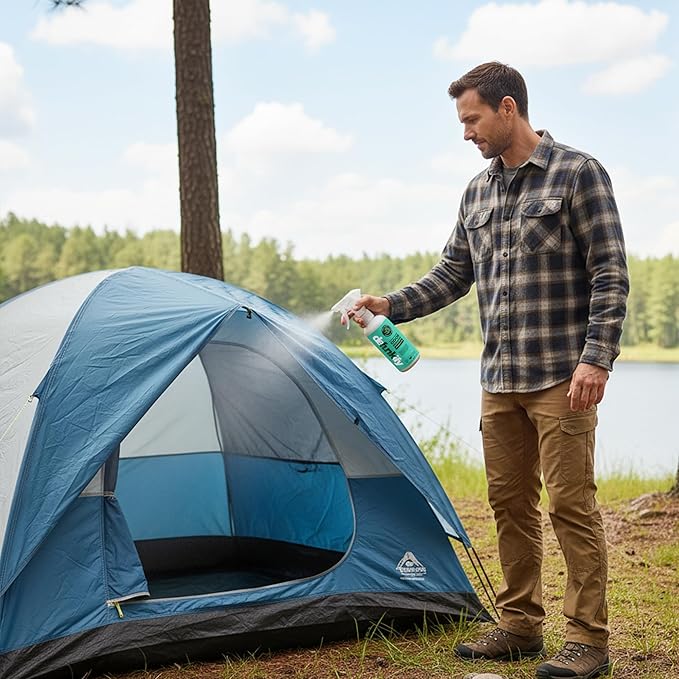 Odor Remover Spray, 32oz. 'Peppermint' Essential Oil Shoe Deodorizer, Odor Eliminator for Strong Odors on Activewear. ProvenSafe™ Fabric Freshener Spray, Deodorizer for Kids & Sensitive Gear