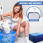 30 Pieces Microfiber Cleaning Pads Compatible with Bona Mop Reusable 18 Inch Replacement Cleaning Pads Washable Refills Replacement Heads for Floor Cleaning
