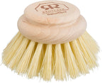 REDECKER Tampico Fiber Replacement Head Made with Untreated Beechwood, 2-Inches - Natural Dish Brush Replacement Head - Redecker Dish Brush Replacement Head - Wood Dish Brush