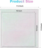 JOYMOOP Multipurpose Wire Dish Rags 10" x 10", Rainbow Laser Dish Cloths for Washing Dishes, Reusable Cleaning Cloths, Non-Scratch Wire Dishwashing Rags for Dishes, Glass, Stainless Steel - 20 Pack