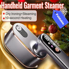 Steam Iron for Clothes Handheld Travel Garment Steamer Portable Mini Steam Cleaner for Clothes Ironing