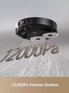 DREAME X40 Master Robot Vacuum Cleaner, 12,000Pa Suction, Auto Refilling & Draining, Smart Navigation, Mop Self-Cleaning, Pet-Friendly, 11 inch Compact Base, Alexa/Siri/Google Home Compatible