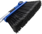 Camco Adjustable Broom and Dustpan - Portable & Compact Full Size Broom - Adjusts from 24-52 Inches, Ideal for RV, Marine, and Home Use (43623-A)
